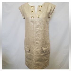 J. Crew Metallic Sheath Dress